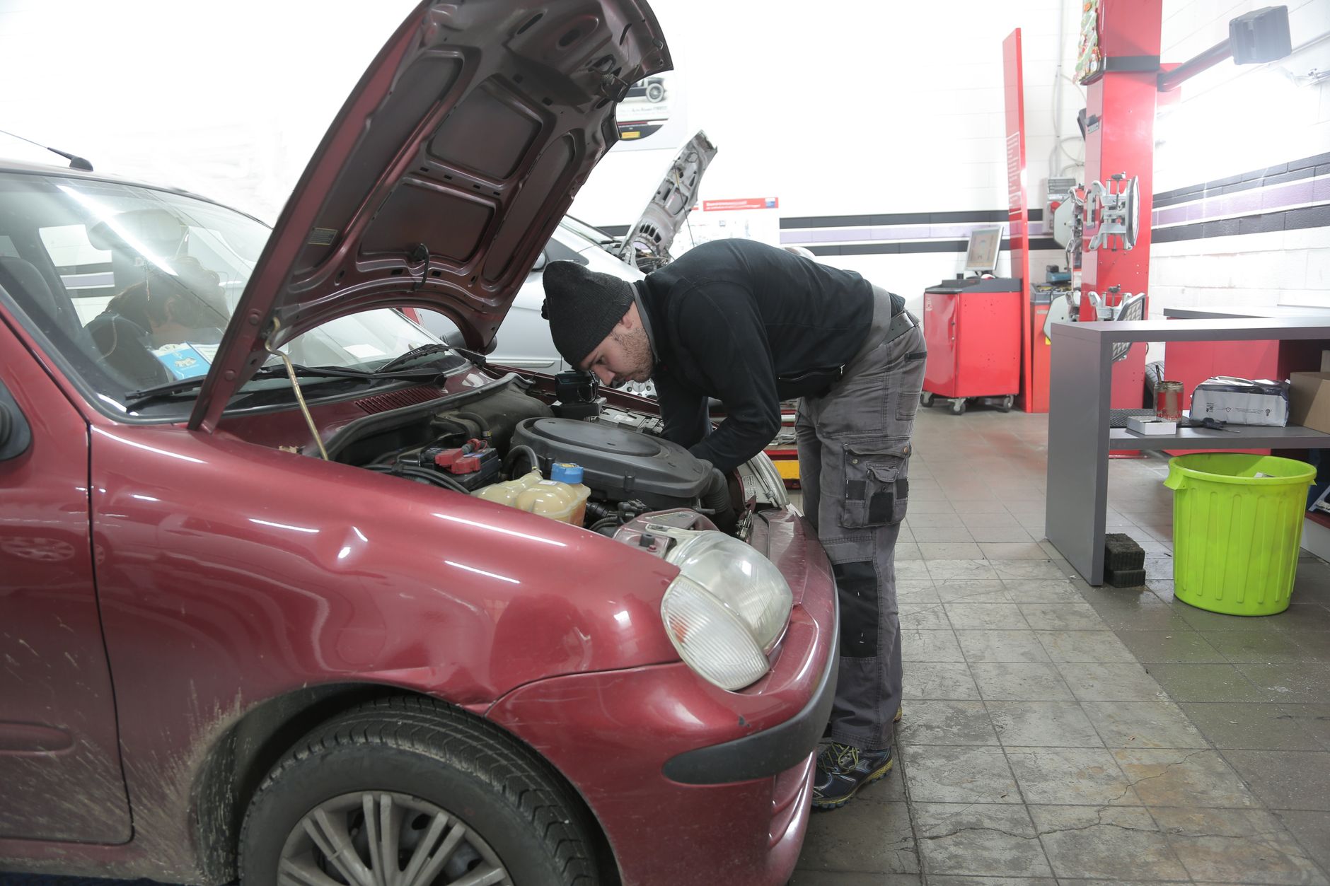 Réparation voiture équipe à Le Havre